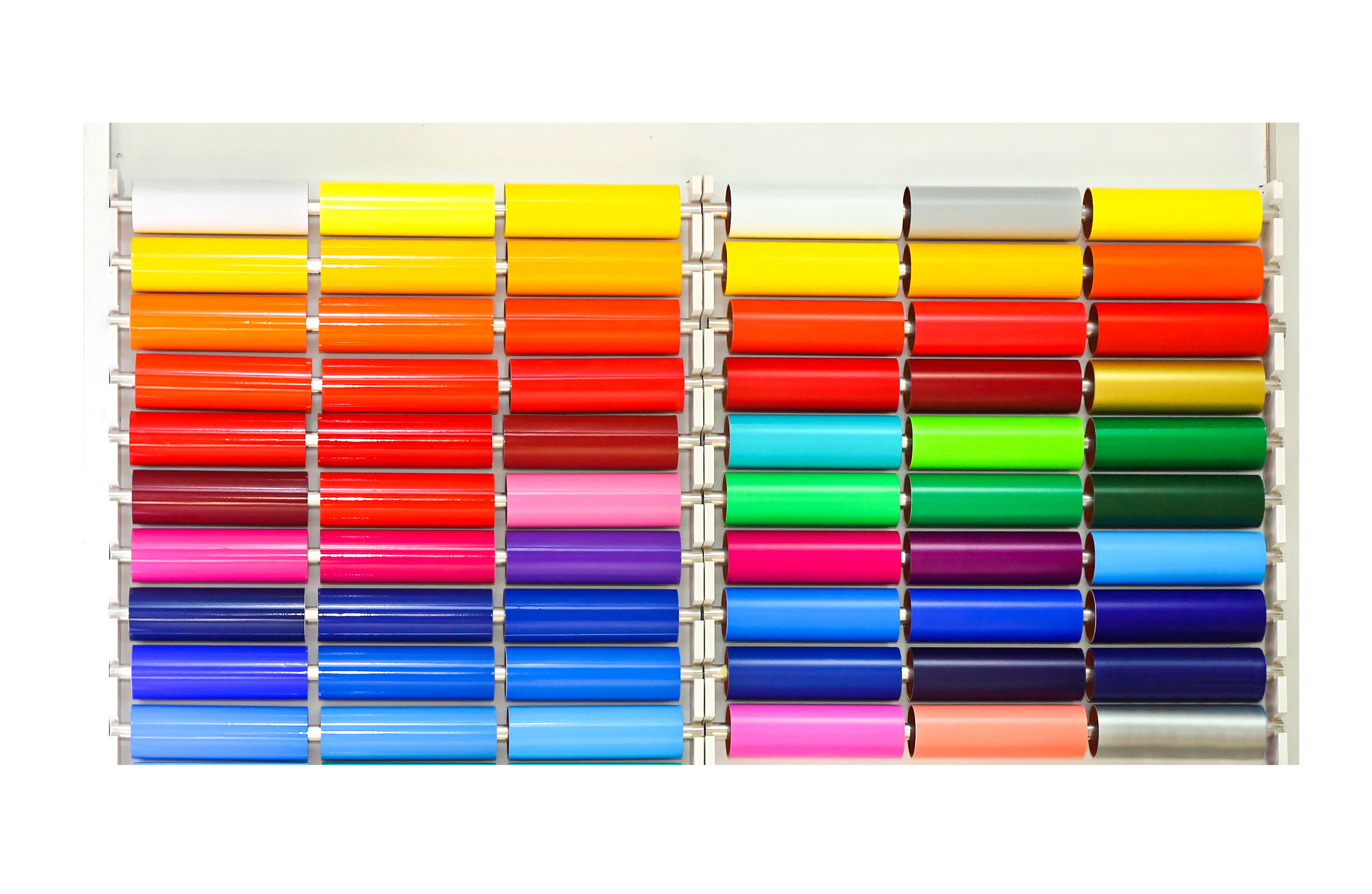 Buntes Sortiment von Folien